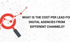 What is the Cost Per Lead for Digital Agencies from different channels?