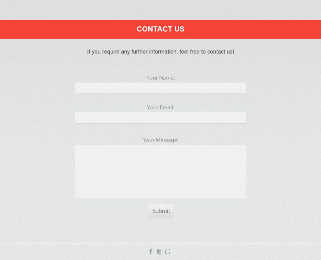 Contact form